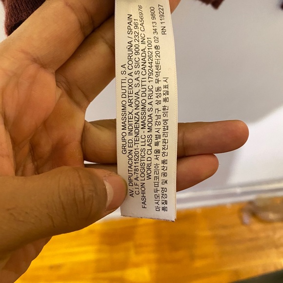 Burgundy Massimo Dutti Sweater - Picture 8 of 8